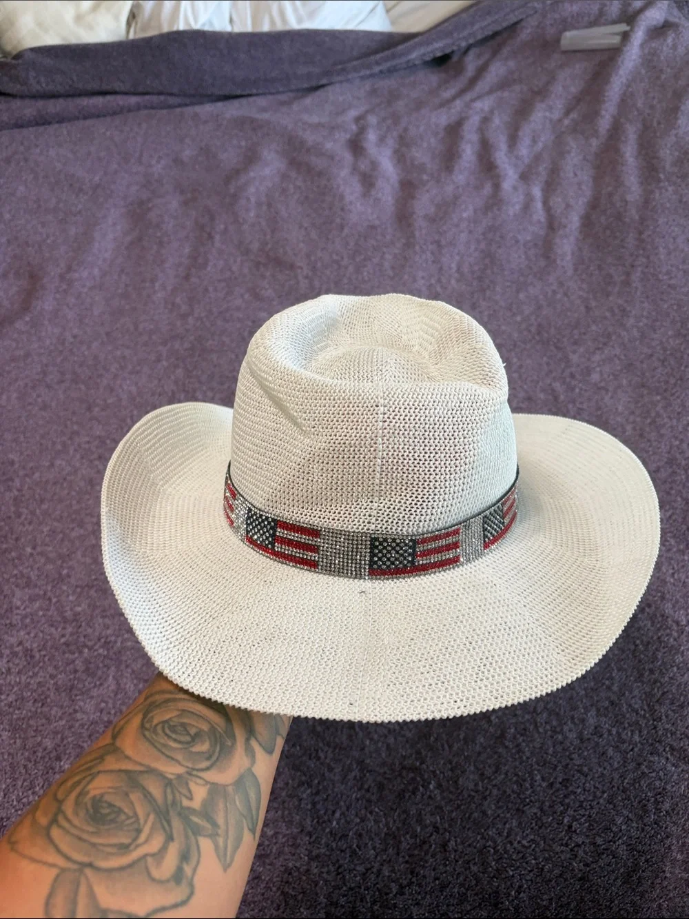 Fourth of July cowgirl hat